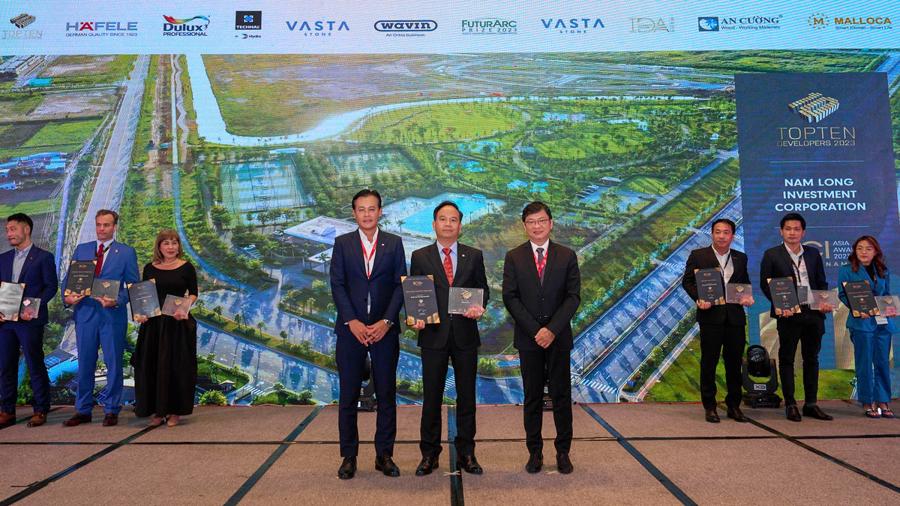 Nam Long được BCI ASIA AWARDS xếp hạng 1 trong 10 chủ đầu tư hàng đầu